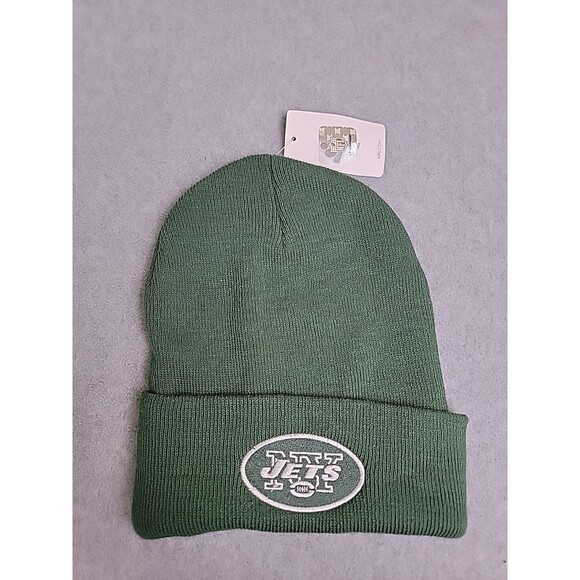Men's New York Jets Fanatics Green Core Fundamental Cuffed Knit Hat - Picture 1 of 7